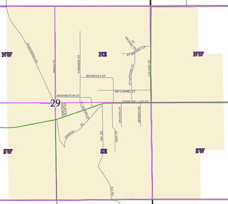 Maps of Village of Mt. Calvary