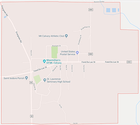 Map of Village of Mt. Calvary